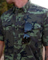 OUTDOORSMAN PERFORMANCE SHORT SLEEVE CAMO BUTTON UP - MENS